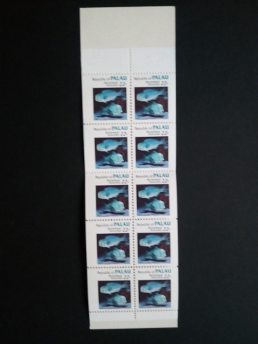 PALAU MH MIT 10 MI-NR. 75 D POSTFRISCH(MINT) BLAUER PAPAGEIFISCH 1985