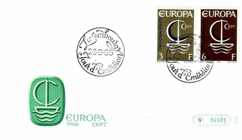 LUXEMBOURG MI-NR. 733-734 FDC - EUROPA CEPT 1966