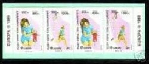 TÜRKISCH-ZYPERN MH 2 POSTFRISCH EUROPA 1989 KINDERSPIELE
