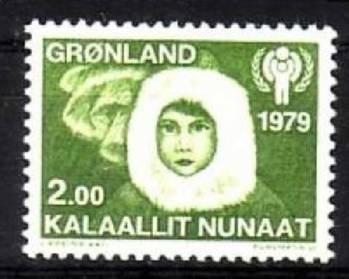 GRÖNLAND MI-NR. 118 POSTFRISCH(MINT) ESKIMOKIND JAHR DES KINDES 1979