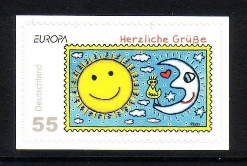 DEUTSCHLAND MI-NR. 2665 POSTFRISCH(MINT) EUROPA 2008 BRIEFESCHREIBEN JAMES RIZZI