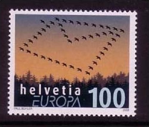 SCHWEIZ MI-NR. 2065 POSTFRISCH(MINT) EUROPA CEPT 2008 BRIEFE SCHREIBEN