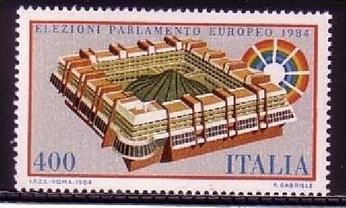 ITALIEN MI-NR. 1878 POSTFRISCH(MINT) MITLÄUFER 1984 DIREKTWAHLEN ZUM EUROPÄISCHEN PARLAMENT