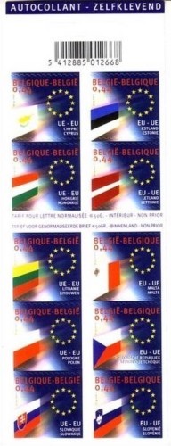 BELGIEN MH mit MI-NR. 3342-3351 POSTFRISCH(MINT) MITLÄUFER 2004 EU-ERWEITERUNG