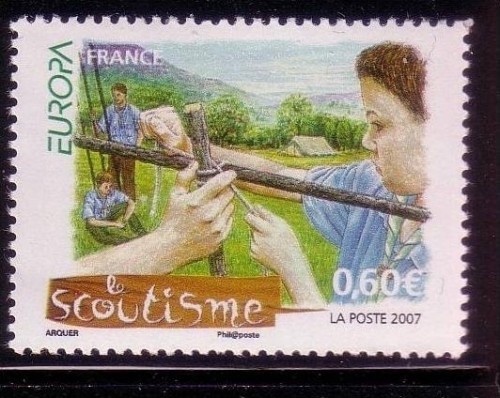 FRANKREICH MI-NR. 4257 POSTFRISCH(MINT) EUROPA 2007 PFADFINDER