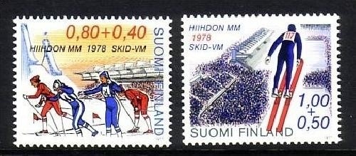 FINNLAND MI-NR. 815-816 POSTFRISCH(MINT) NORDISCHE SKI WM 1978 STAFFELLAUF SKISPRINGEN
