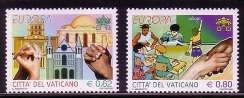 VATIKAN MI-NR. 1546-1547 POSTFRISCH(MINT) EUROPA 2006 - INTEGRATION