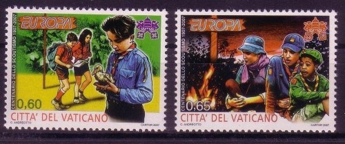 VATIKAN MI-NR. 1576-1577 POSTFRISCH(MINT) EUROPA 2007 PFADFINDER