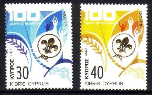 ZYPERN MI-NR. 1096-1097 A POSTFRISCH(MINT) EUROPA 2007 PFADFINDER