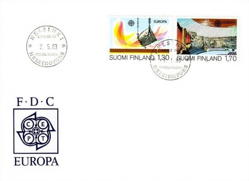 FINNLAND MI-NR. 926-927 FDC EUROPA 1983