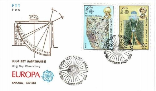 TÜRKEI MI-NR. 2631-2632 FDC EUROPA 1983
