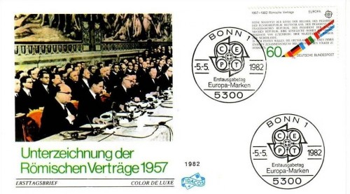 DEUTSCHLAND MI-NR. 1130-1131 FDC (2) FIDACOS EUROPA 1982 HISTORISCHE EREIGNISSE