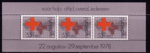 NIEDERLANDE BLOCK 18 POSTFRISCH(MINT) ROTES KREUZ