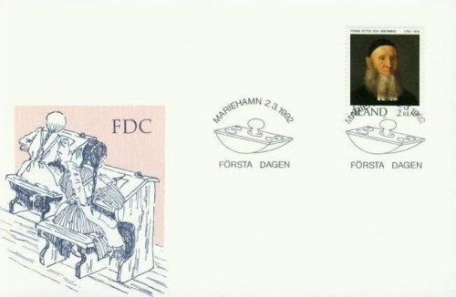 ALAND MI-NR. 56 FDC FRANS PETER von KNORRING