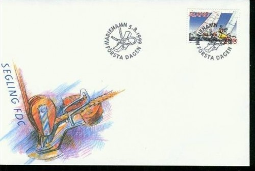 ALAND MI-NR. 158 FDC SEGELSPORT 1999 MATCHRACE SEGELREGATTA