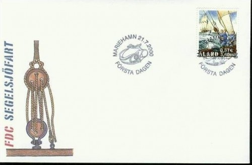 ALAND MI-NR. 177 FDC SEGELREGATTA 2000