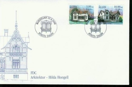 ALAND MI-NR. 179-180 FDC BADEHÄUSER 2000
