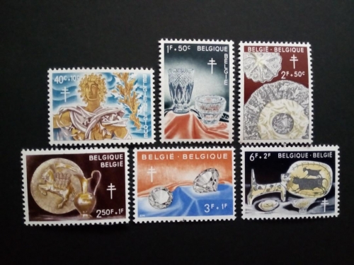 BELGIEN MI-NR. 1222-1227 POSTFRISCH(MINT) KAMPF GEGEN TUBERKULOSE 1960