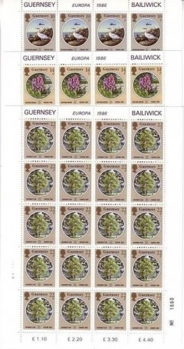 GUERNSEY MI-NR. 358-360 POSTFRISCH(MINT) KLEINBOGEN EUROPA 1986 NATUR- und UMWELTSCHUTZ