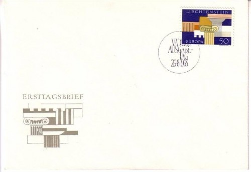 LIECHTENSTEIN MI-NR. 431 FDC CEPT 1963