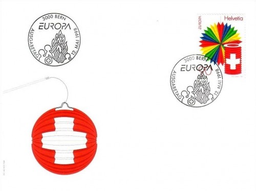 SCHWEIZ MI-NR. 1654 FDC EUROPA 1998 FESTE UND FEIERTAGE