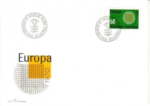 LIECHTENSTEIN MI-NR. 525 FDC CEPT 1970