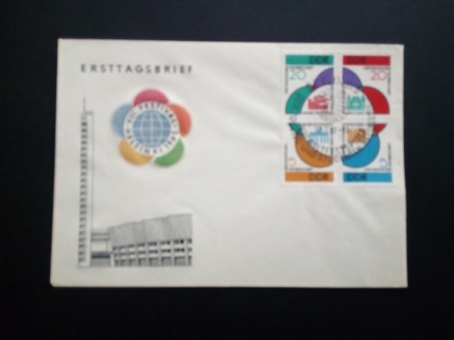 DDR MI-NR. 901-904 FDC WELTFESTSPIELE HELSINKI 1962