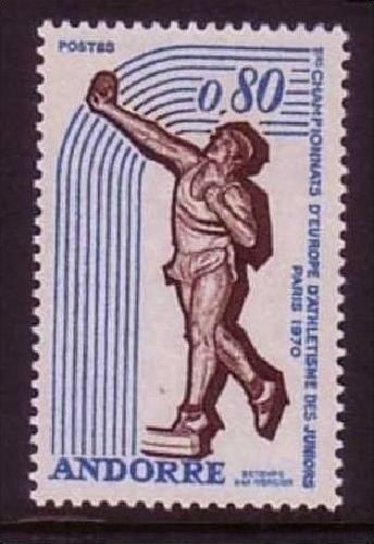 FRANZÖSISCH ANDORRA MI-NR. 225 POSTFRISCH(MINT) LEICHTATHLETIK EM