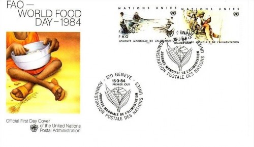 UNO GENF MI-NR. 120-121 FDC WELTERNÄHRUNGSTAG