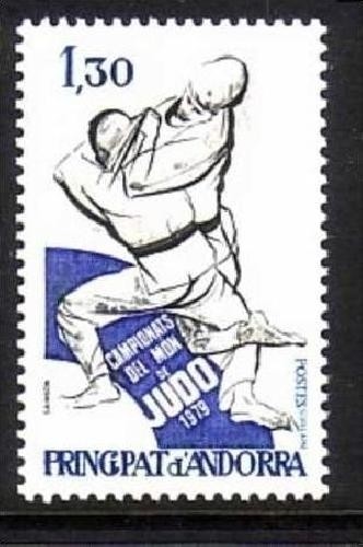 ANDORRA FRANZÖSISCH MI-NR. 302 POSTFRISCH(MINT) JUDO WELTMEISTERSCHAFT 1979
