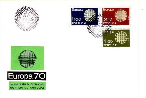 PORTUGAL MI-NR. 1092-1094 FDC CEPT 1970