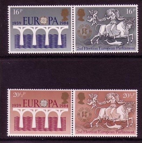 GROSSBRITANNIEN MI-NR. 988-991 POSTFRISCH(MINT) EUROPA 1984 - BRÜCKE