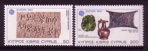 ZYPERN MI-NR. 582-583 POSTFRISCH(MINT) EUROPA 1983 GROSSE WERKE