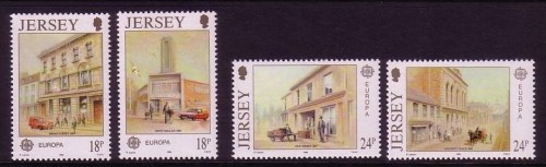 JERSEY MI-NR. 508-511 POSTFRISCH(MINT) EUROPA 1990 POSTALISCHE EINRICHTUNGEN