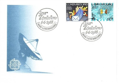 LUXEMBOURG MI-NR. 1199-1200 FDC EUROPA CEPT 1988