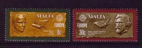 MALTA MI-NR. 615-616 POSTFRISCH(MINT) EUROPA 1980 PERSÖNLICHKEITEN
