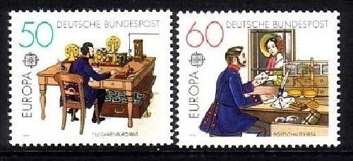 DEUTSCHLAND MI-NR. 1011-1012 POSTFRISCH(MINT) EUROPA 1979 POST- und FERNMELDEWESEN