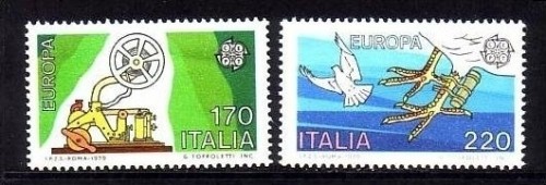 ITALIEN MI-NR. 1657-1658 POSTFRISCH(MINT) EUROPA 1979 POST- und FERNMELDEWESEN