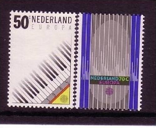 NIEDERLANDE MI-NR. 1274-1275 POSTFRISCH EUROPA 1985 - JAHR DER MUSIK