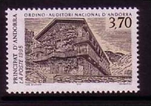 ANDORRA FRANZÖSISCH MI-NR. 481 POSTFRISCH(MINT) TOURISMUS 1995 NATIONALES AUDITORIUM