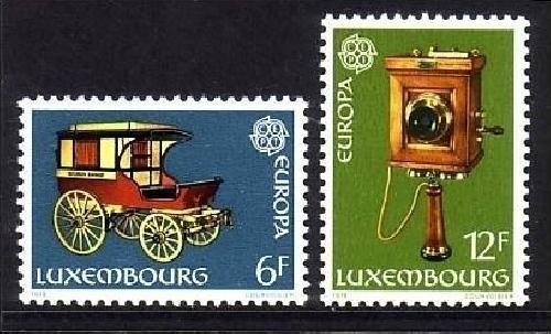 LUXEMBOURG MI-NR. 987-988 POSTFRISCH(MINT) EUROPA 1979 POSTWESEN POSTKUTSCHE TELEFON