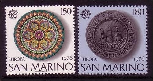 SAN MARINO MI-NR. 1119-1120 POSTFRISCH(MINT) EUROPA 1976 - KUNSTHANDWERK
