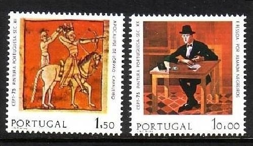 PORTUGAL MI-NR. 1281-1282 x POSTFRISCH(MINT) EUROPA 1975 GEMÄLDE