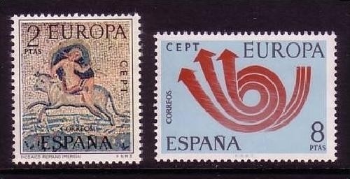 SPANIEN MI-NR. 2020-2021 POSTFRISCH(MINT) EUROPA 1973 POSTHORN