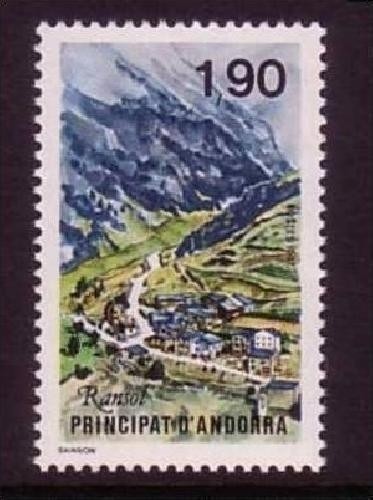 ANDORRA FRANZÖSISCH MI-NR. 381 POSTFRISCH(MINT) TOURISMUS