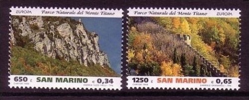 SAN MARINO MI-NR. 1832-1833 POSTFRISCH(MINT) EUROPA 1999 NATUR- und NATIONALPARKS