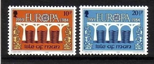 INSEL MAN MI-NR. 261-262 POSTFRISCH(MINT) EUROPA 1984 BRÜCKE