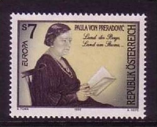 ÖSTERREICH MI-NR. 2189 POSTFRISCH(MINT) EUROPA 1996 BERÜHMTE FRAUEN