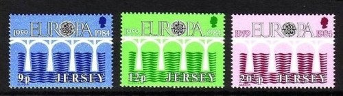 JERSEY MI-NR. 320-322 POSTFRISCH(MINT) EUROPA 1984 - BRÜCKE