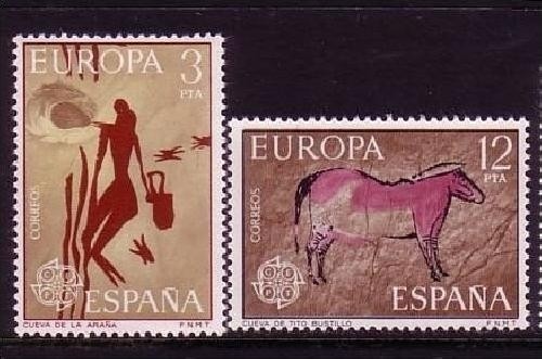 SPANIEN MI-NR. 2151-2152 POSTFRISCH(MINT) EUROPA 1975 GEMÄLDE